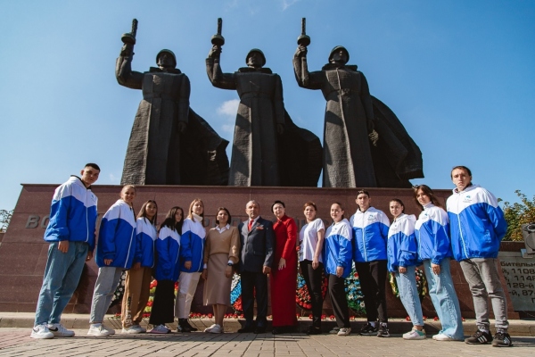 Волонтёры Победы встретили участников всероссийского автопробега